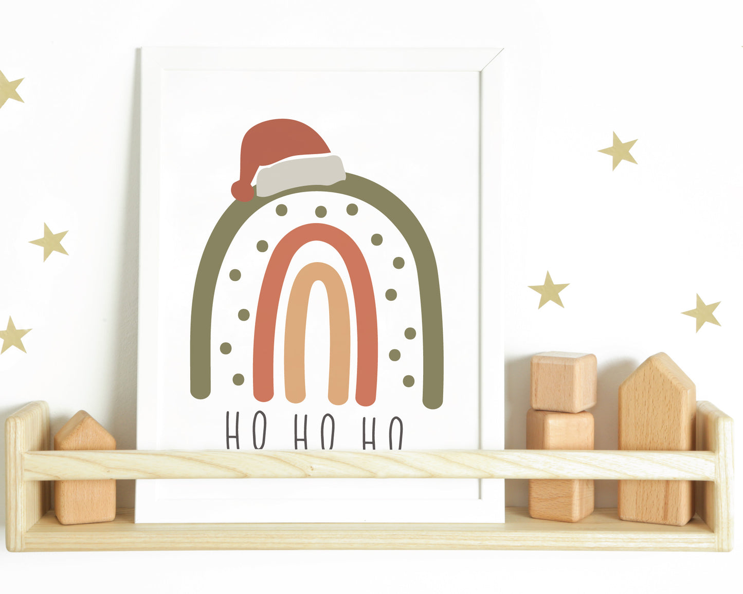 Marry Christmas Boho Rainbow SVG Bundle