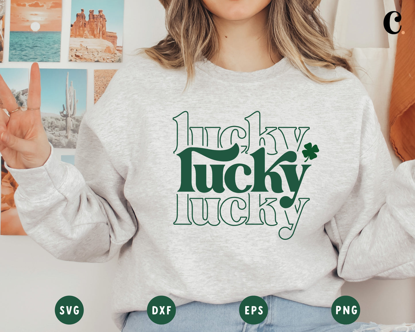 St. Patricks Day SVG Bundle For Cricut, Cameo Silhouette | Shamrock SVG, St Patty SVG, Clover SVG, Lucky SVG