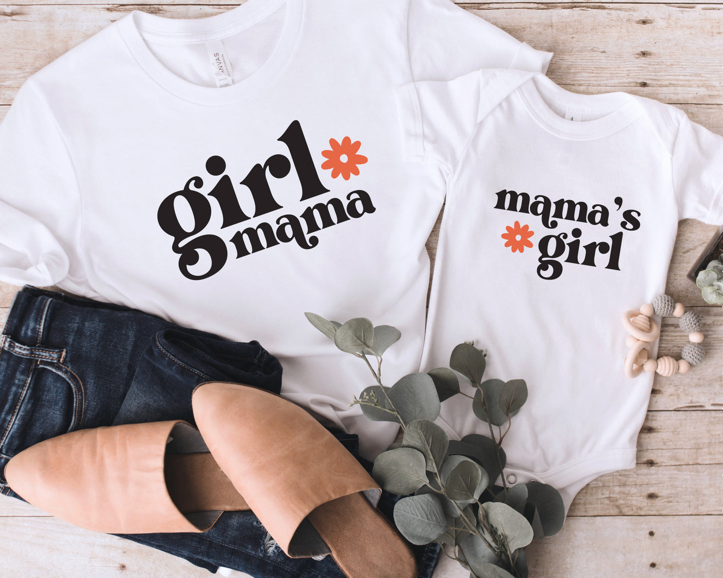Mommy & Me Tee SVG Mini Bundle, Cut File SVG Mama's Girl SVG