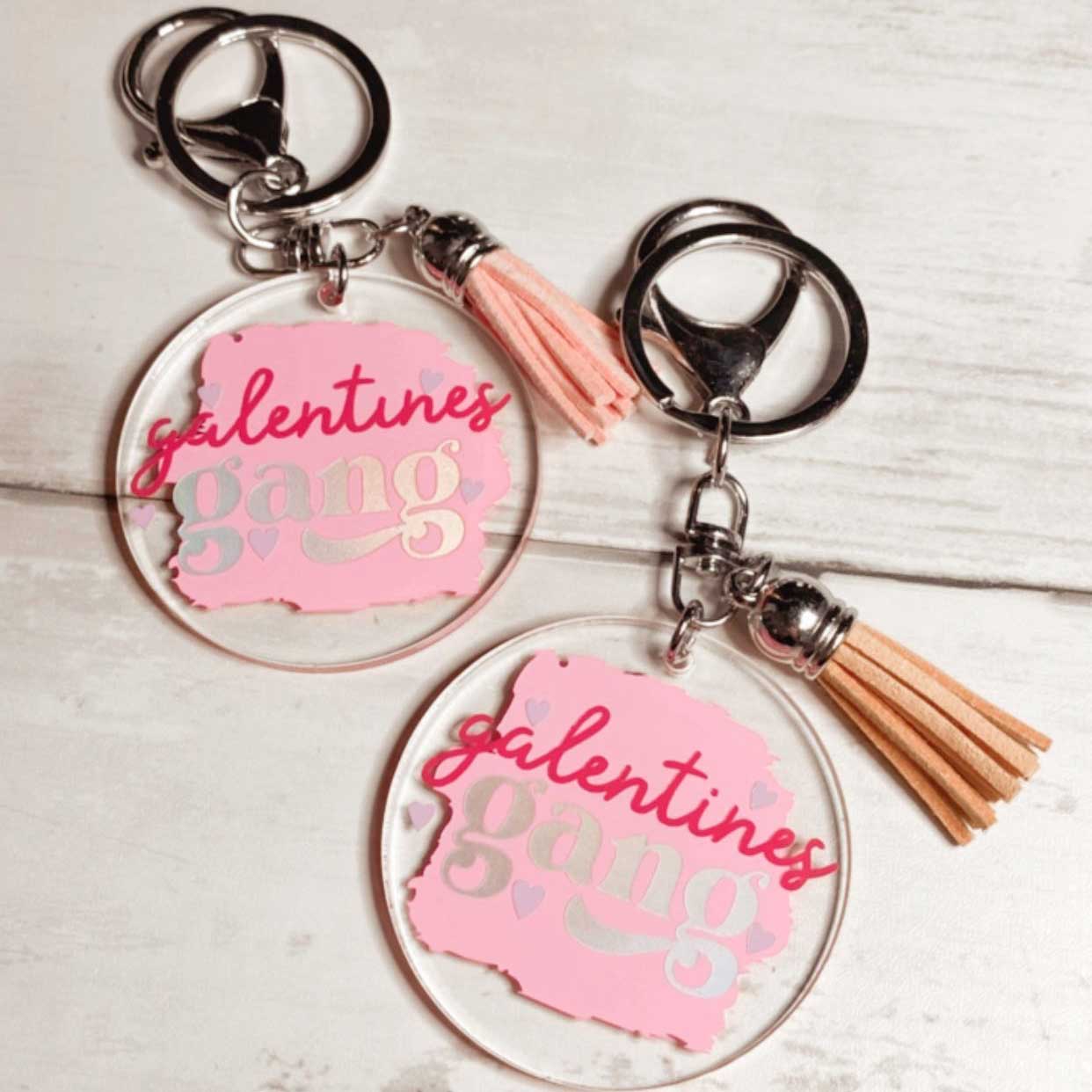 Silver Blank Keychain