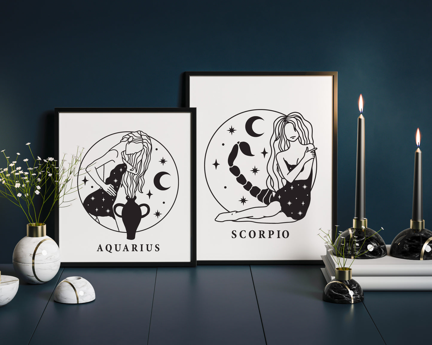 Zodiac Goddess SVG Bundle