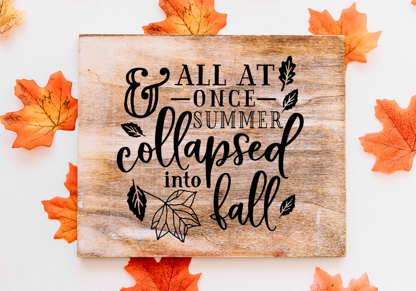 Fall Pumpkin Quote SVG Bundle | 25 Pack