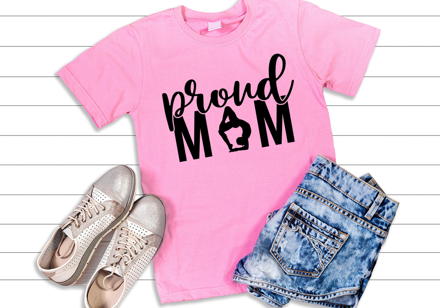 Proud Mom T-shirt Making SVG Bundle | 24 Pack