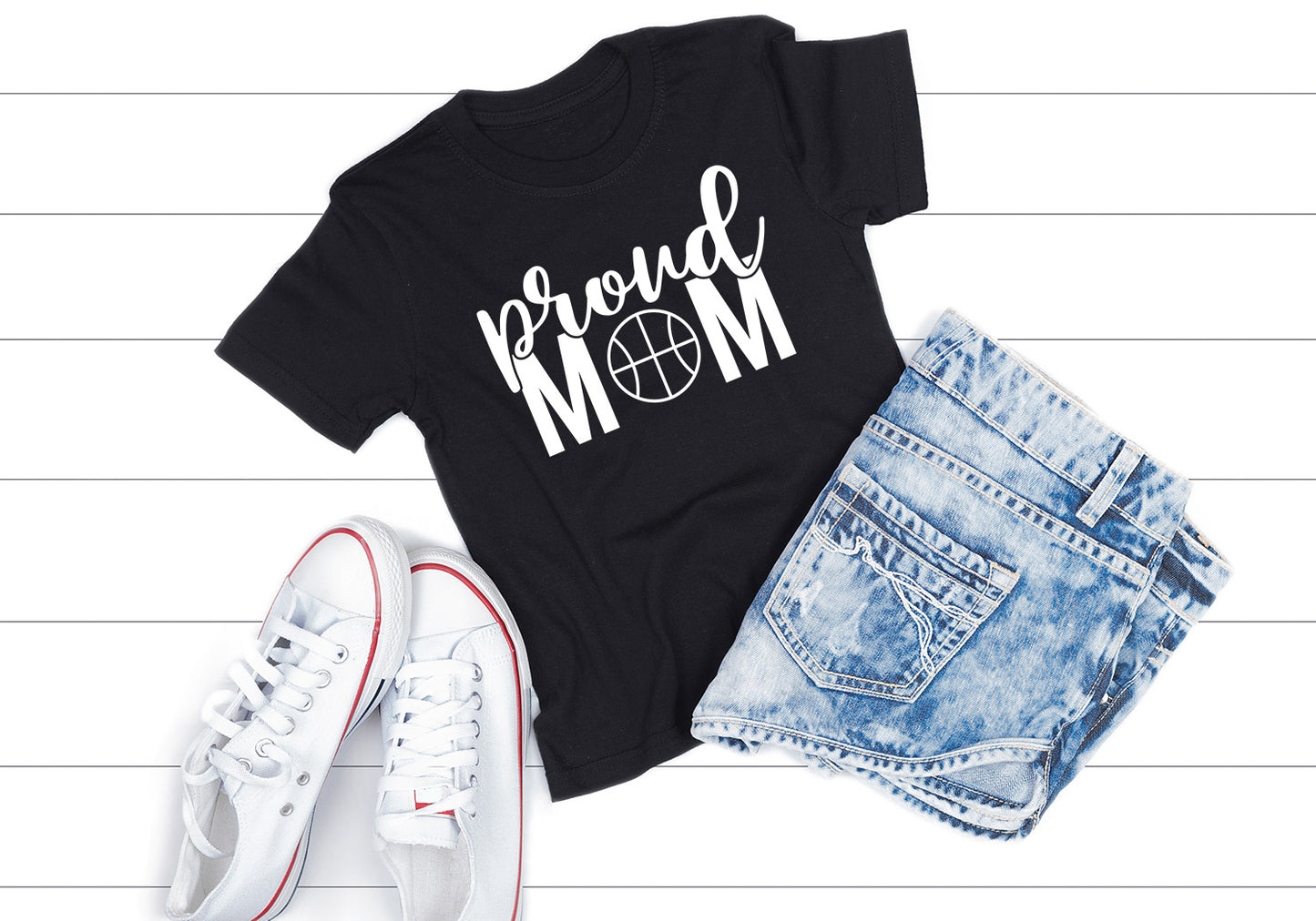 Proud Mom T-shirt Making SVG Bundle | 24 Pack