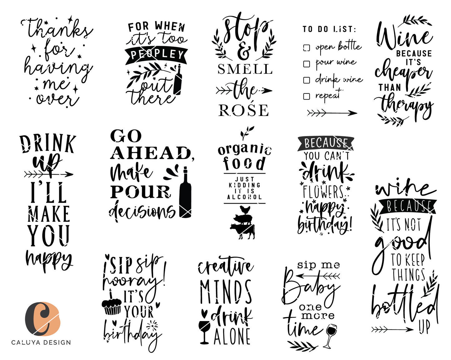 Wine Gift Bag Making SVG Bundle