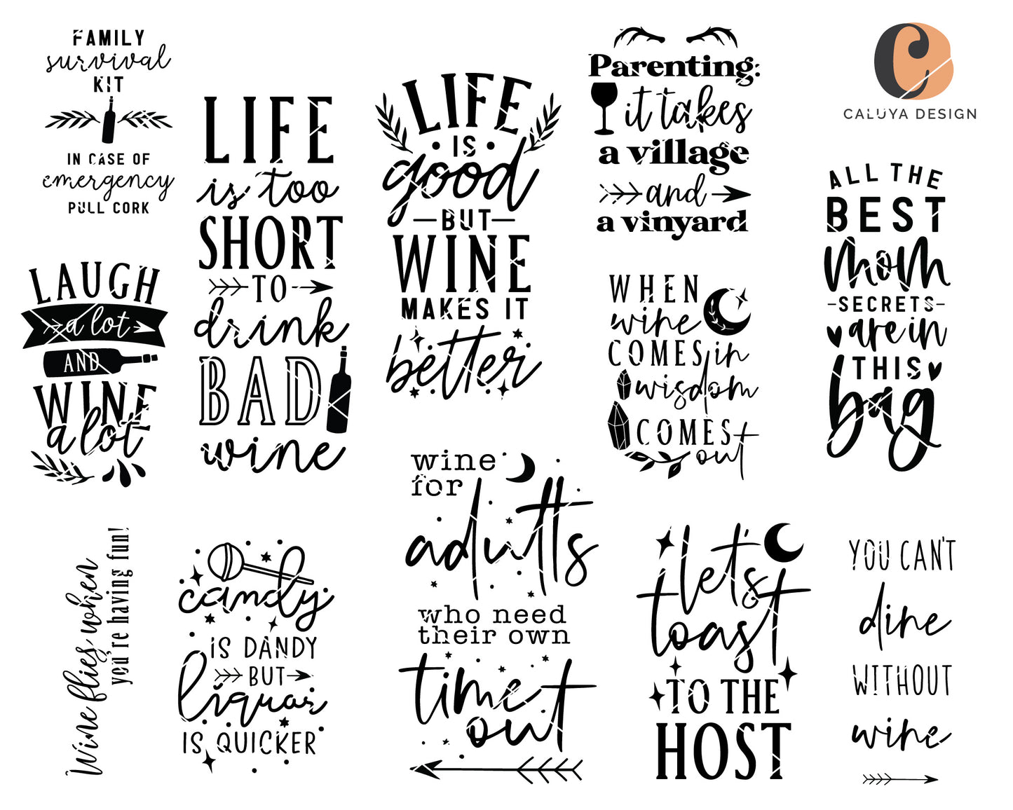 Wine Gift Bag Making SVG Bundle