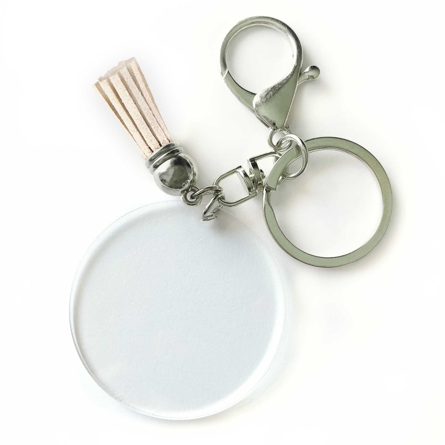 Silver Blank Keychain