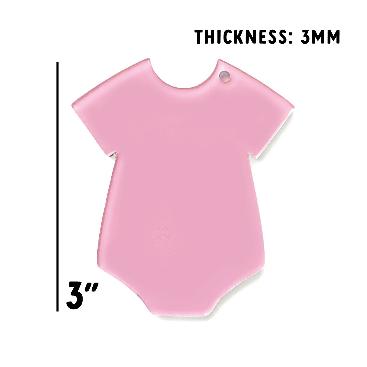 Baby Onesie Acrylic Blanks
