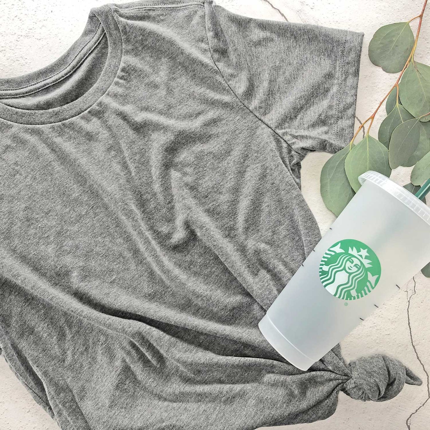 Ladies Tag-Less Tee Stone