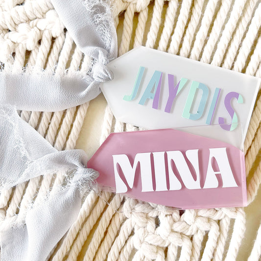 Tag Shaped Blank Acrylic