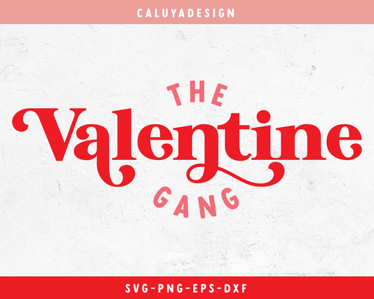 The Valentine Gang SVG Cut File for Cricut, Cameo Silhouette | Valentine's Day SVG
