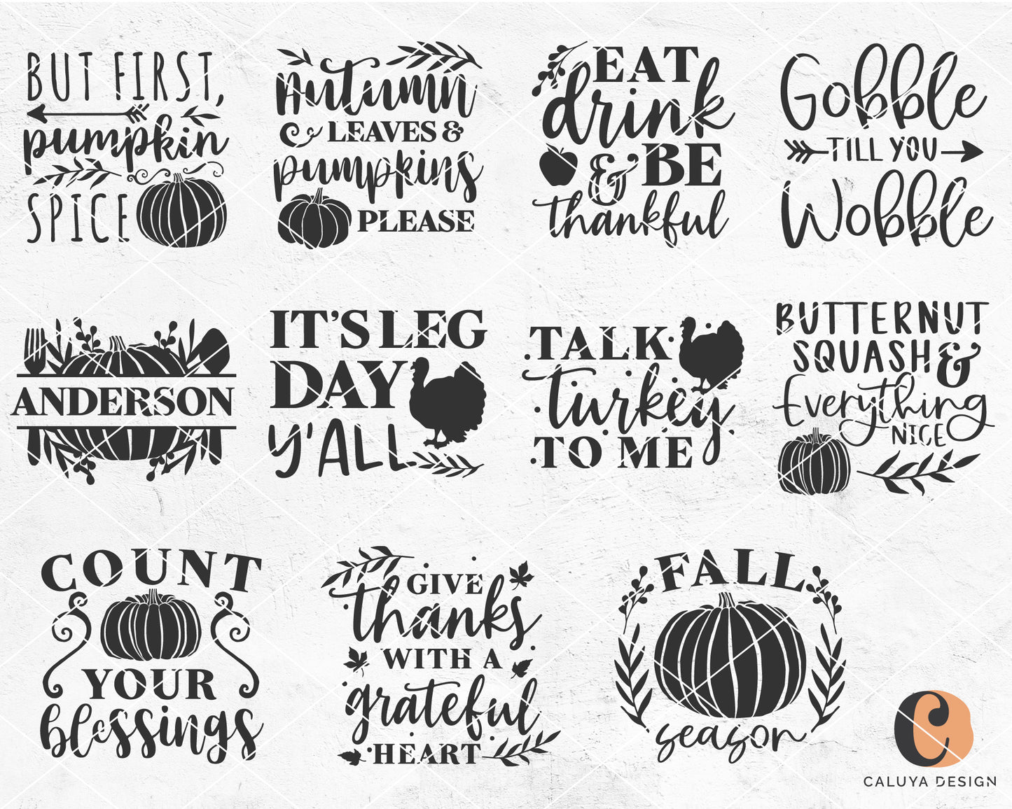 Fall Pot Holder Making SVG Bundle | 25 Pack