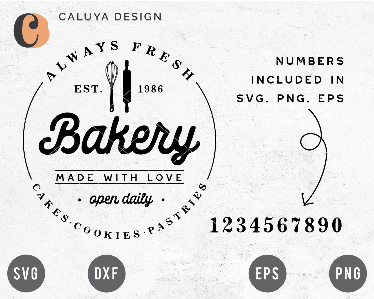 Circle Bakery Sign Making SVG