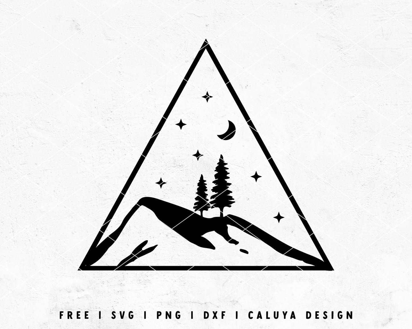 FREE Mountain SVG | Geometry Nature SVG