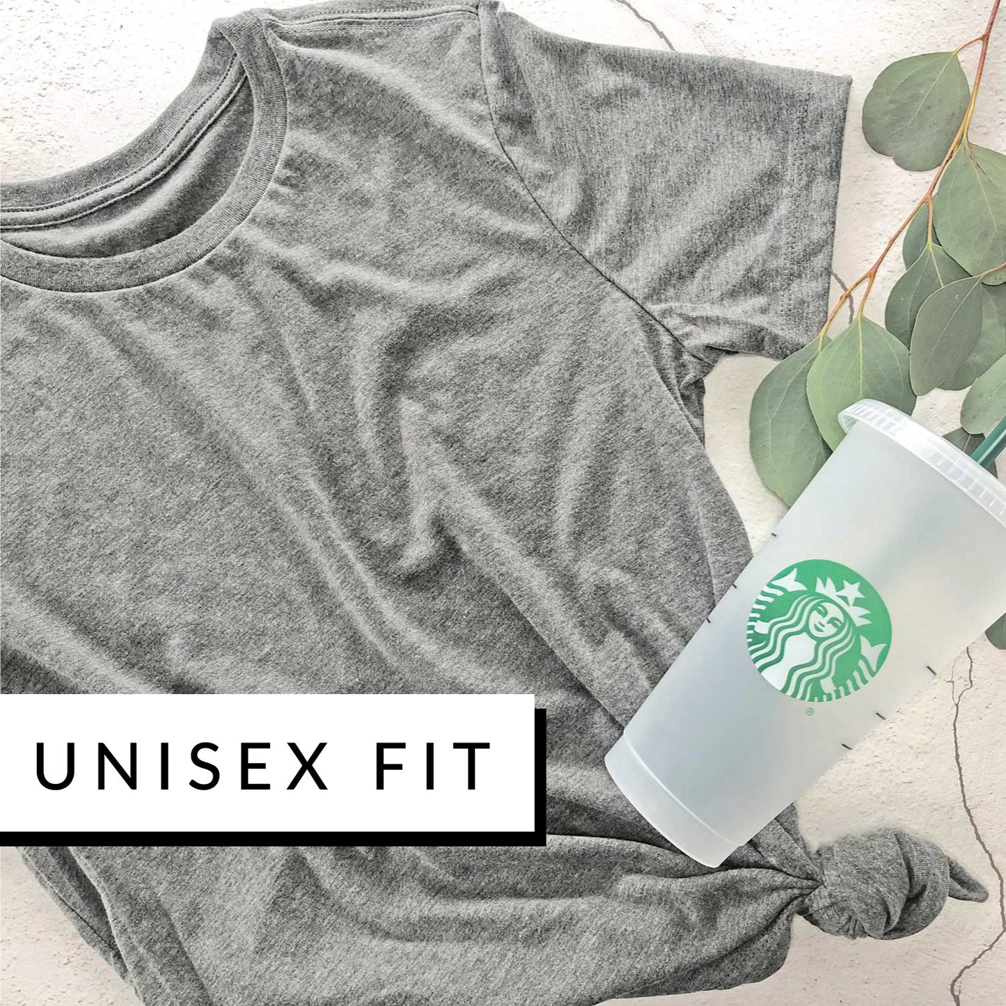 Unisex Tag-Less Tee Stone