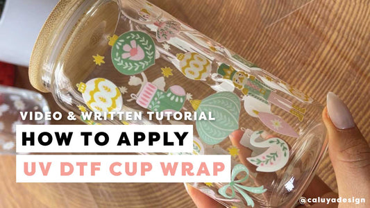 How To Apply UV DTF Cup Wrap | Mess-Free Step-By-Step Method