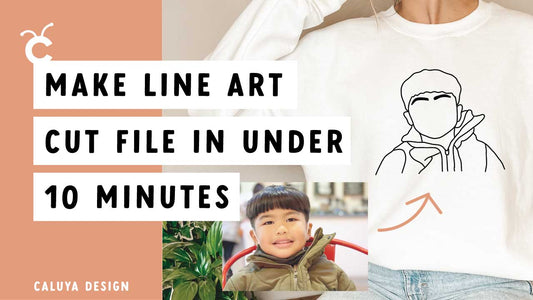 Create Line Art Cut File in Under 10 Minutes