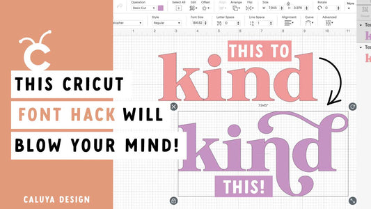 This Cricut Font Hack Will Blow Your Mind
