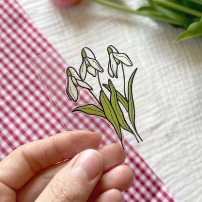 [ Double Sided ] UV DTF Transfer | Birth Month Flower