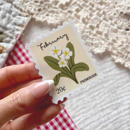 [ Double Sided ] UV DTF Transfer | Birth Month Flower Stamp