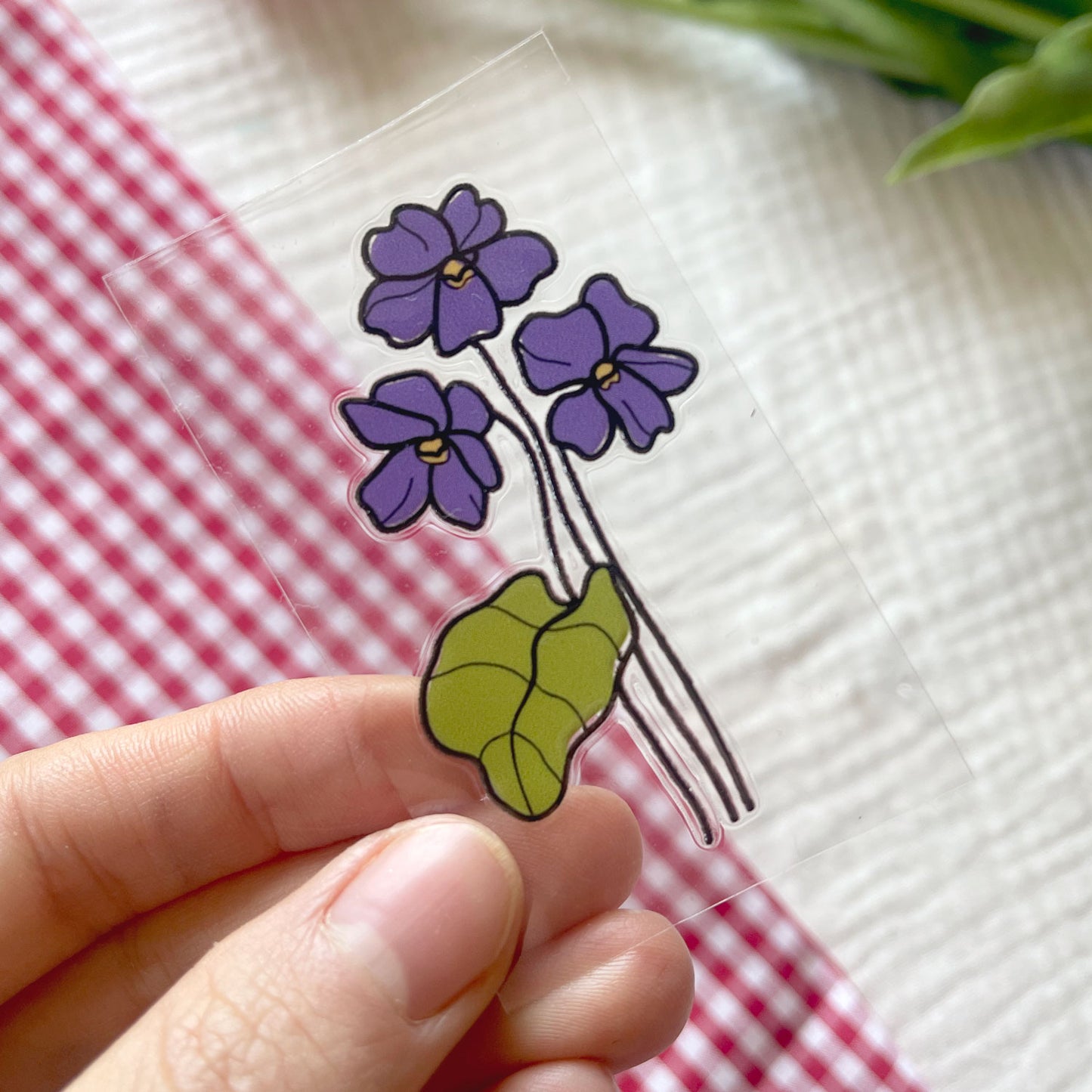 [ Double Sided ] UV DTF Transfer | Birth Month Flower