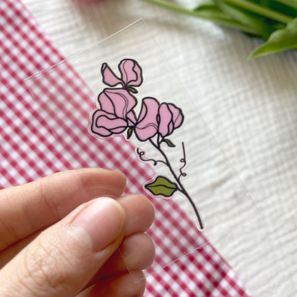 [ Double Sided ] UV DTF Transfer | Birth Month Flower