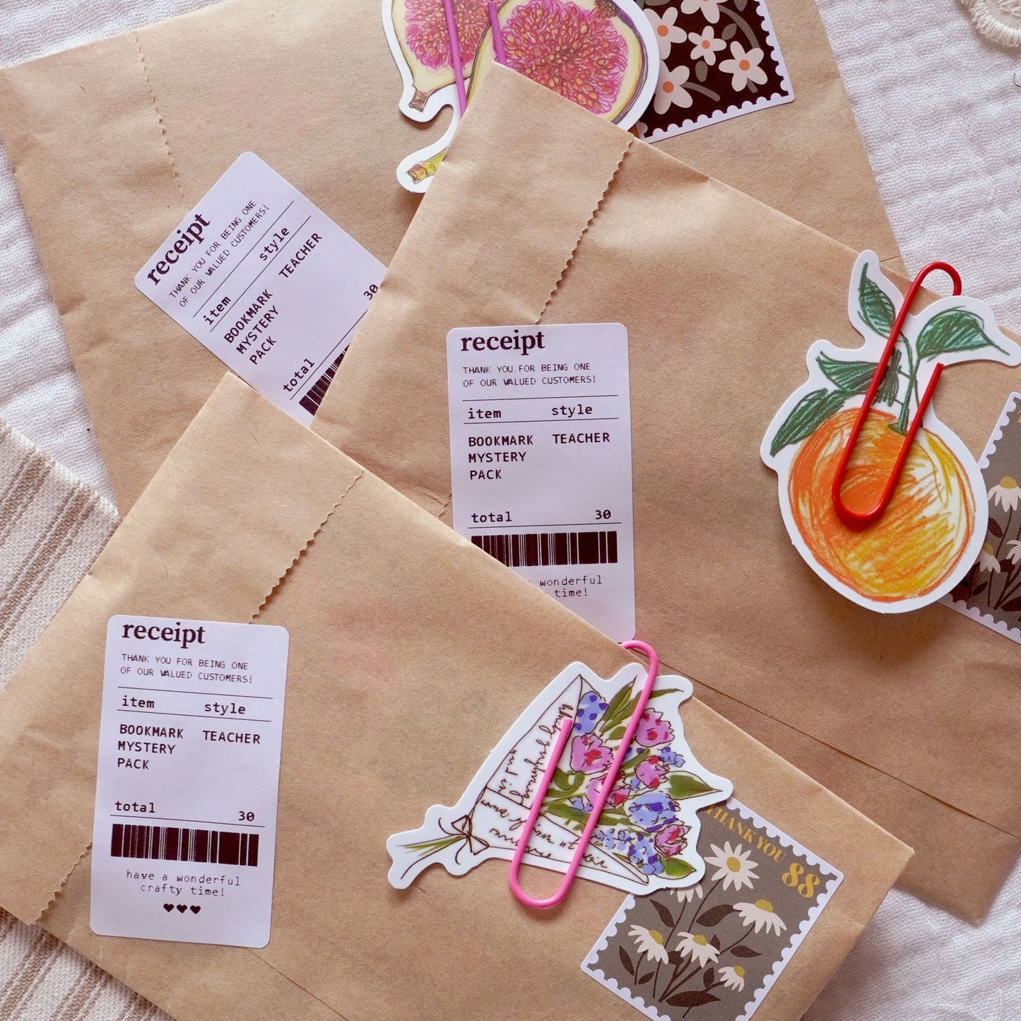 Mystery Pack | 30 pc Bookmark Decals