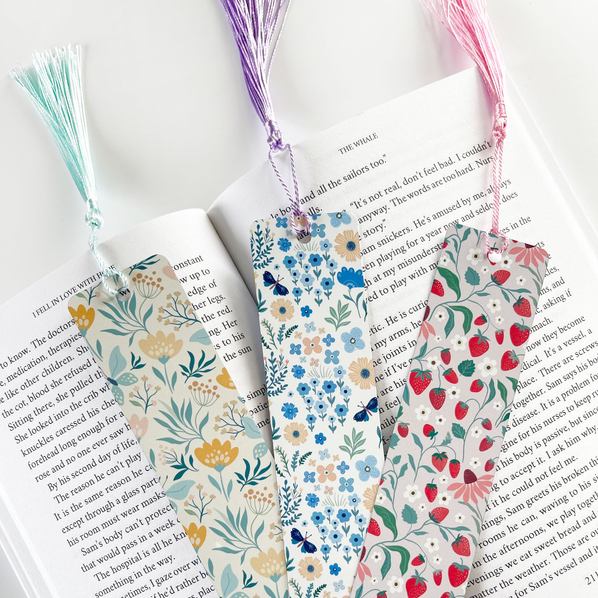 Floral Beauty Sublimation Bookmarks