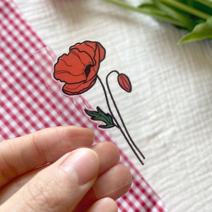 [ Double Sided ] UV DTF Transfer | Birth Month Flower