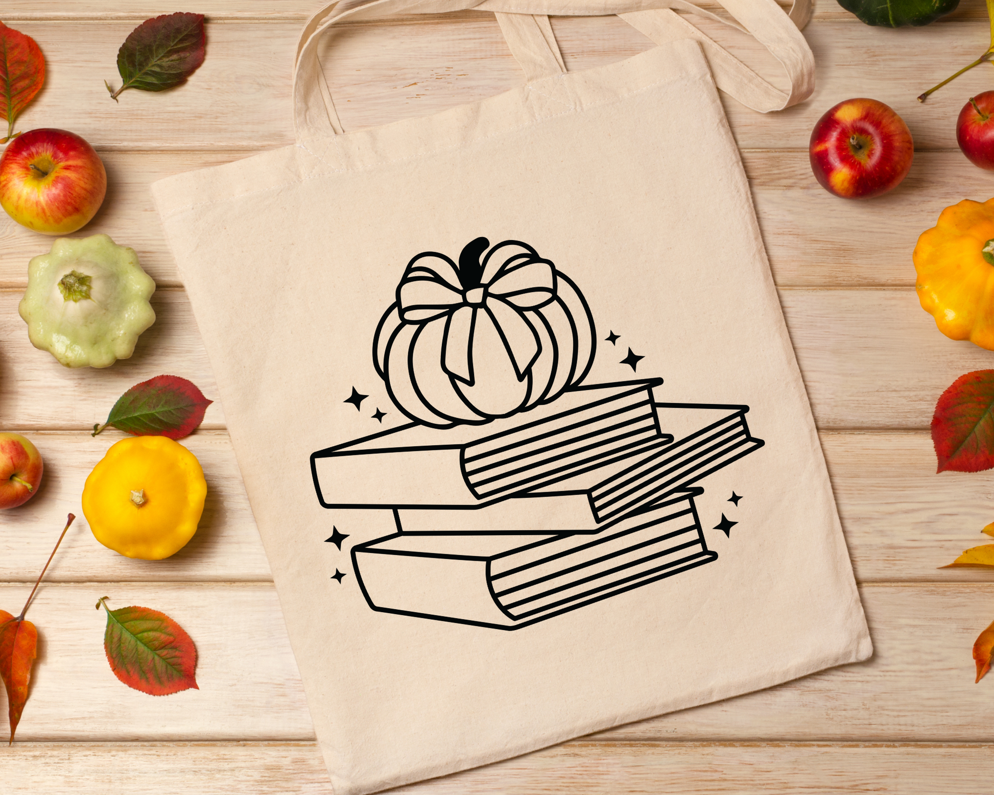 FREE Book & Pumpkin SVG | Pumpkin & Bow Outline SVG