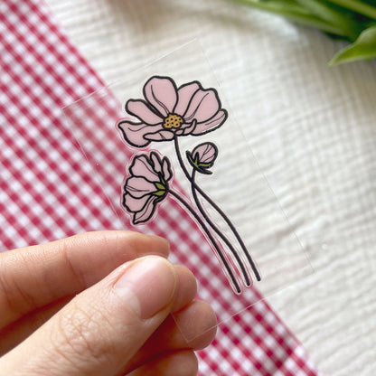 [ Double Sided ] UV DTF Transfer | Birth Month Flower