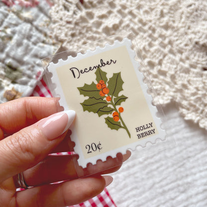 [ Double Sided ] UV DTF Transfer | Birth Month Flower Stamp