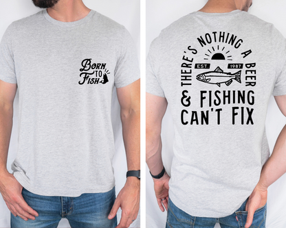 25 Pack Fishing Dad Shirt SVG Bundle | Matching with Kids SVG