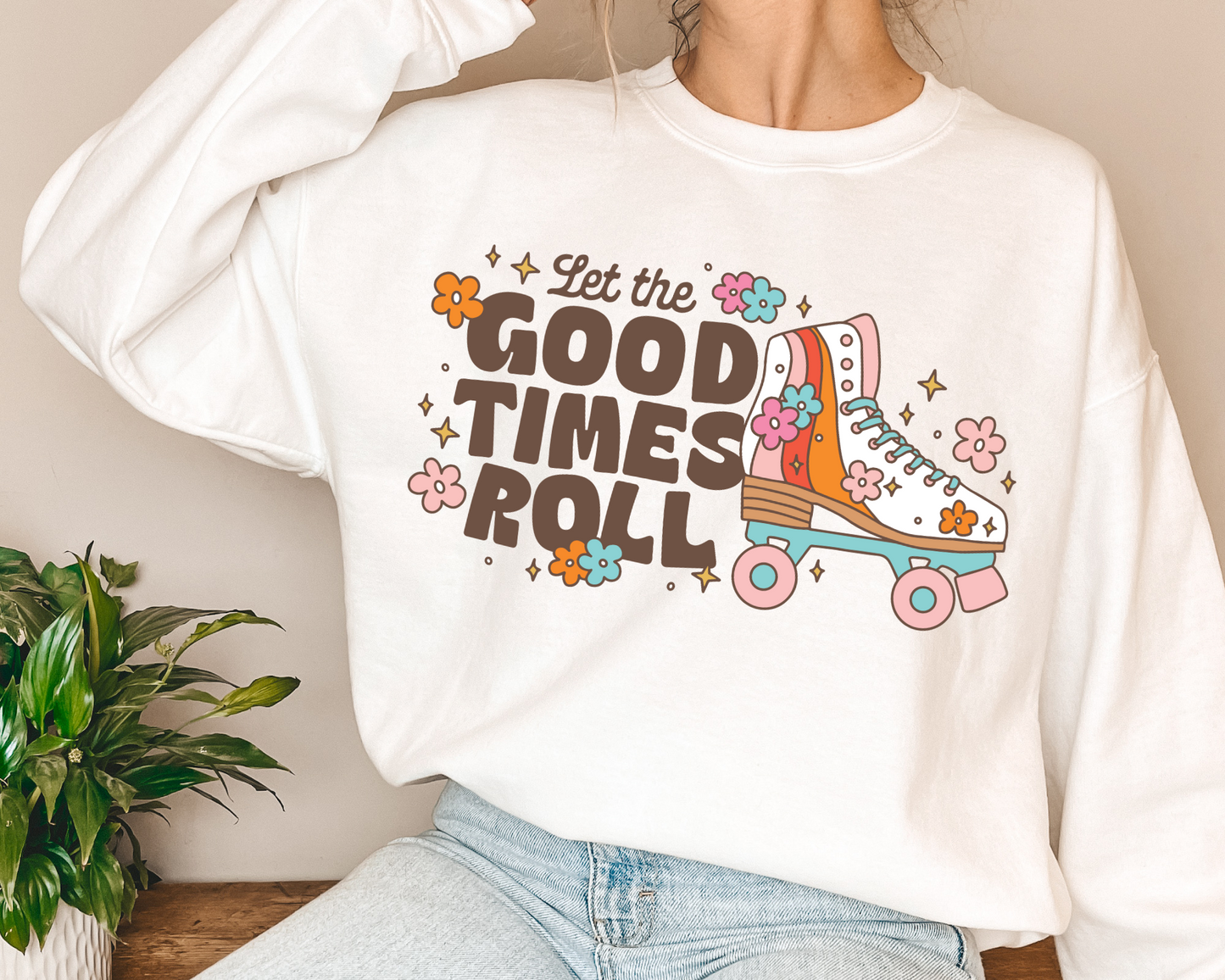 FREE Let The Good Times Roll SVG | Roller Skate SVG