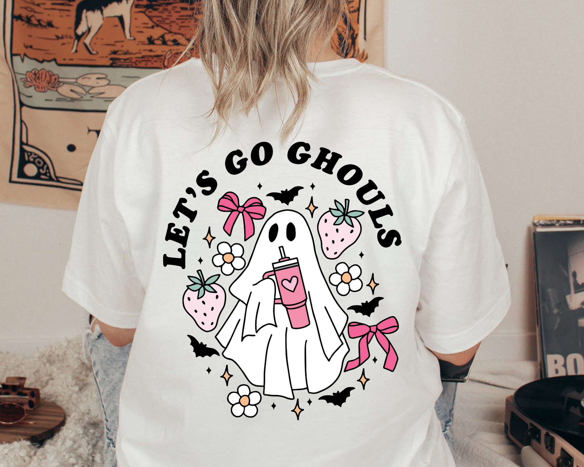 FREE Girl Ghost SVG | Let's Go Ghouls SVG