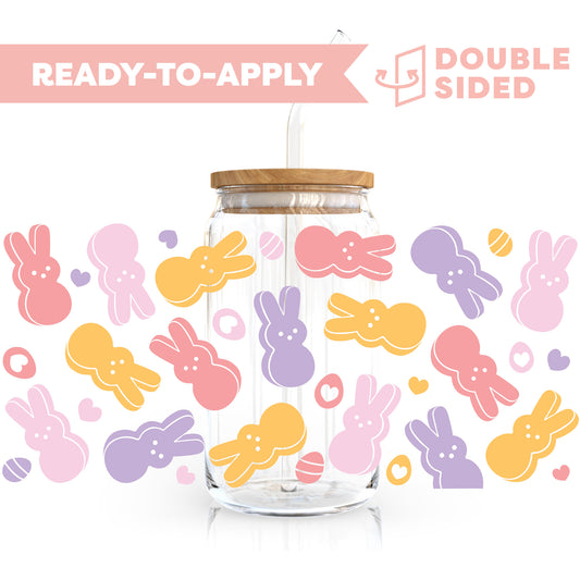 [ Double Sided ] Bookmark UV DTF Decal | Marshmallow Bunny