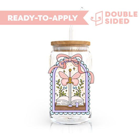 [ Double Sided ] UV DTF Decal | Fantasy Book 🧙‍♂️