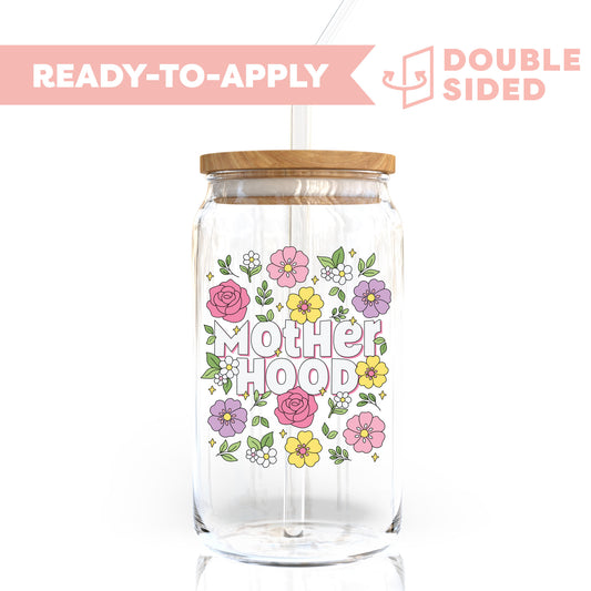 [ Double Sided ] UV DTF Transfer | Motherhood Floral