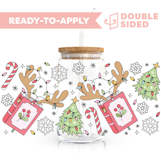 [ Double Sided ] 16oz Cup UV DTF Decal | My Christmas Is All Booked