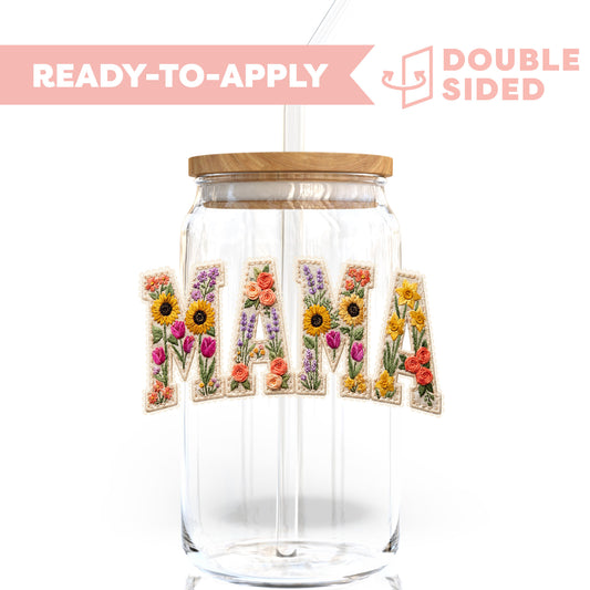 [ Double Sided ] UV DTF Transfer | Patchwork MAMA