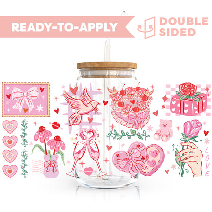 [ Double Sided ] 16oz Cup UV DTF Decal | Girlhood Dream 💖