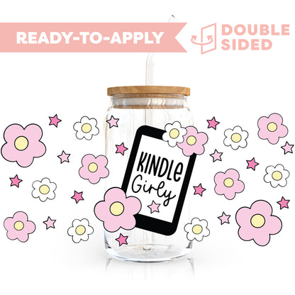 [ Double Sided ] 16oz Cup UV DTF Decal | Kindle Girlie