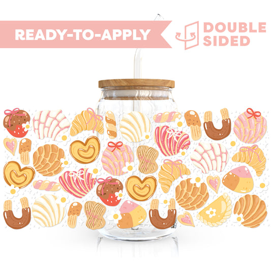 [ Double Sided ] 16oz Cup UV DTF Decal | Coquette Conchas