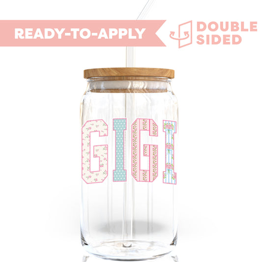 [ Double Sided ] UV DTF Transfer | Romantic GIGI