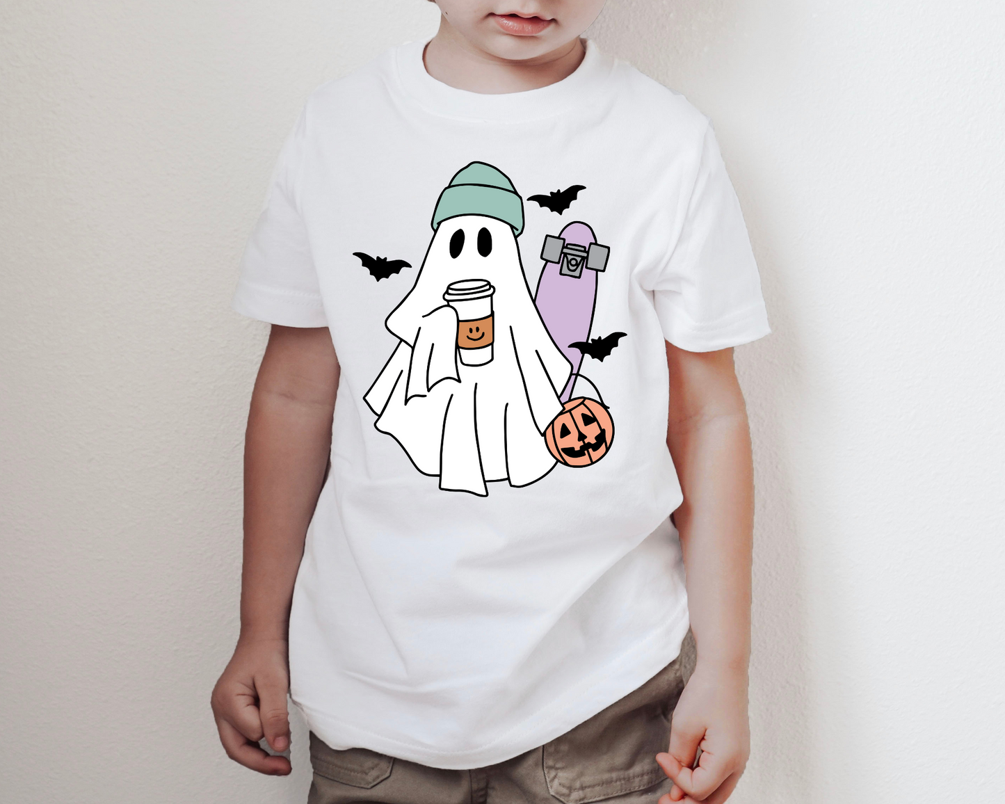 FREE Skate Ghost SVG | Boy Ghost SVG