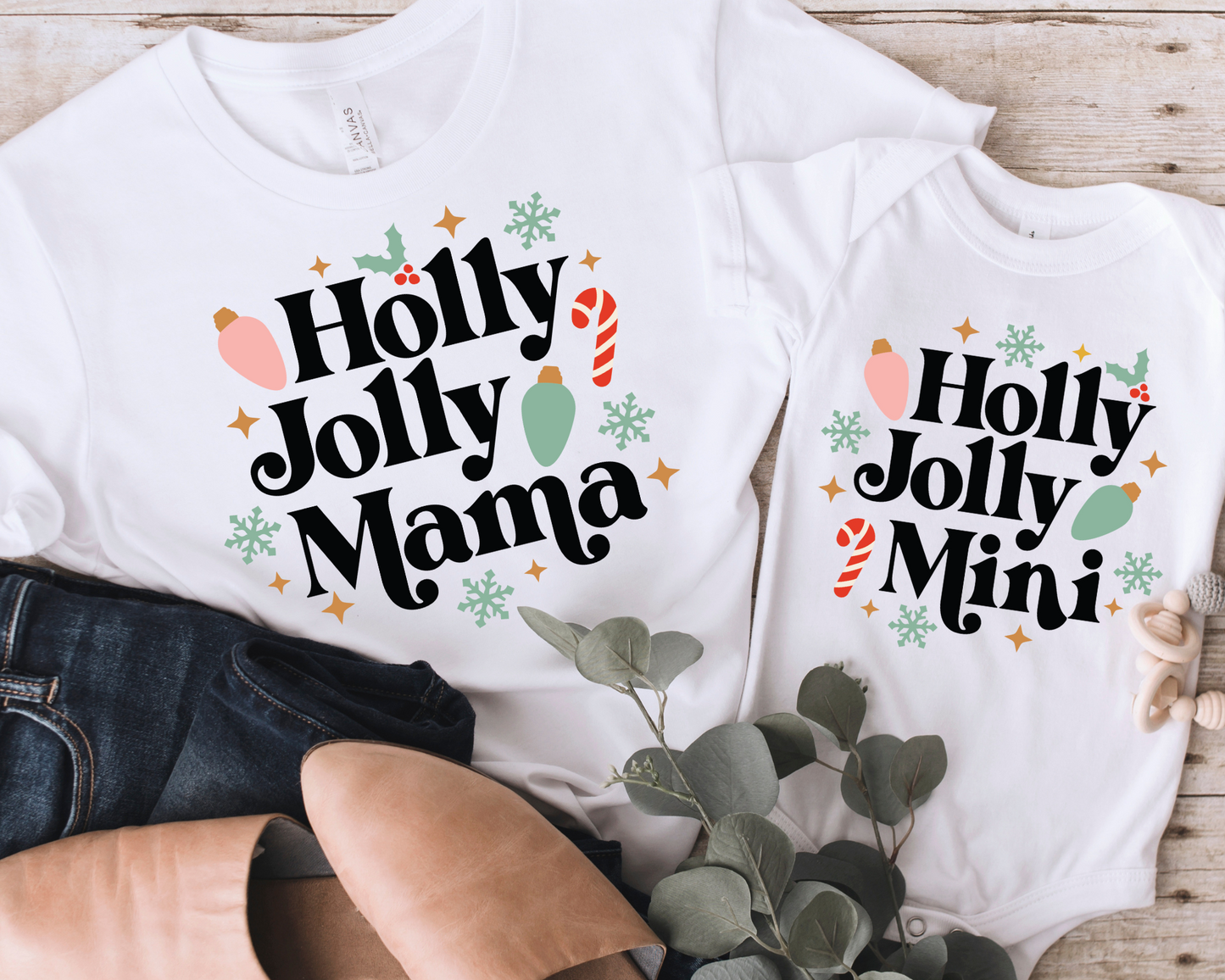 FREE Holly Jolly Mini SVG | Boho Christmas SVG