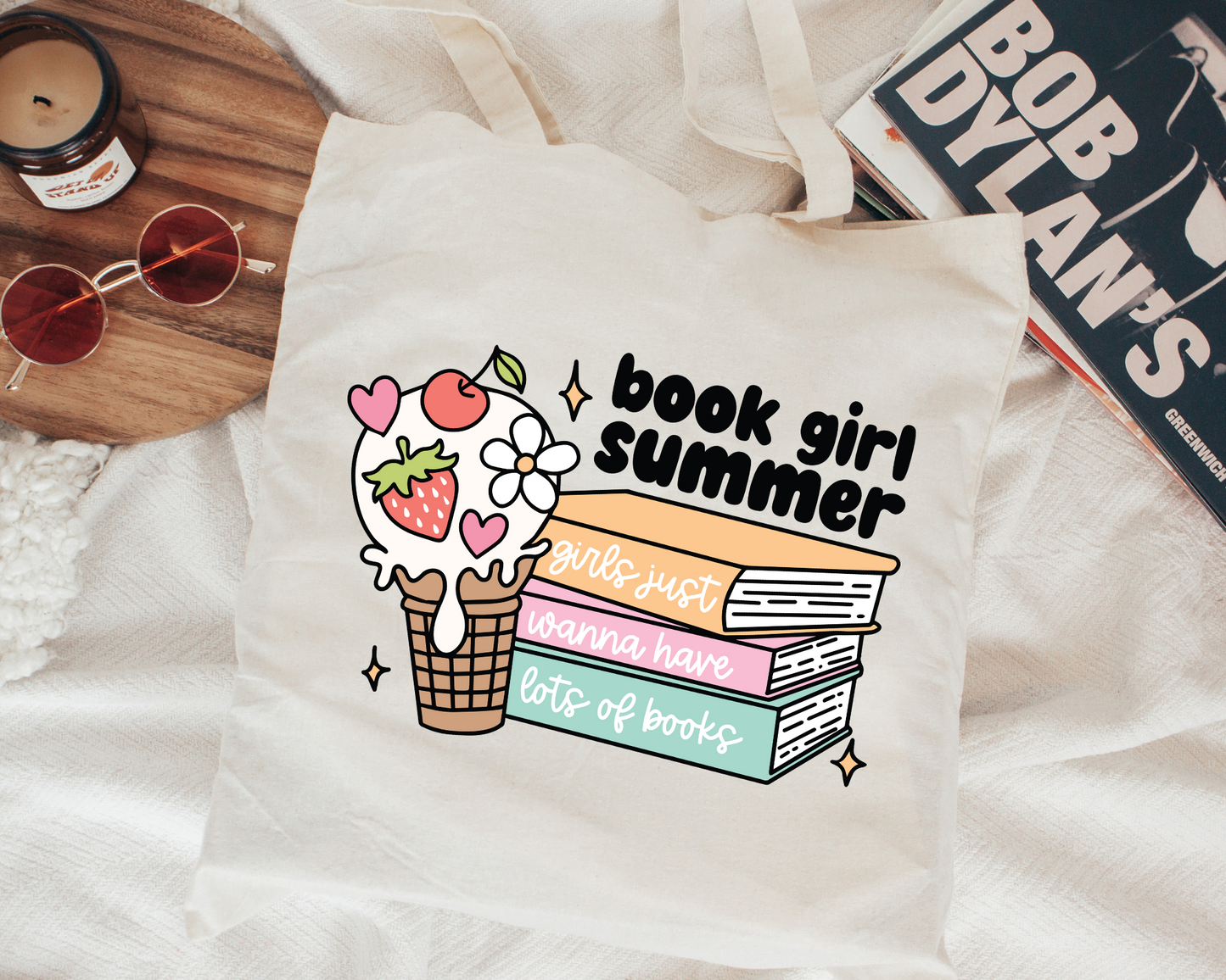 FREE Book Girl Summer SVG | Book Lover SVG