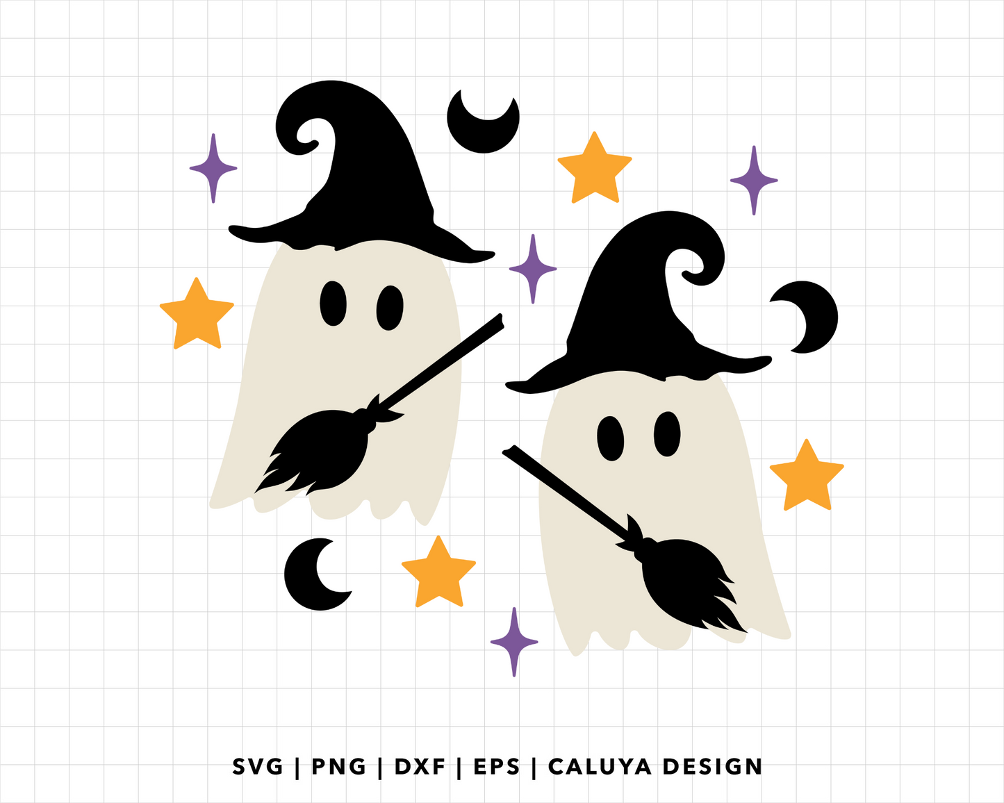 Bookmark Template SVG  Witch Ghost SVG – Caluya Design
