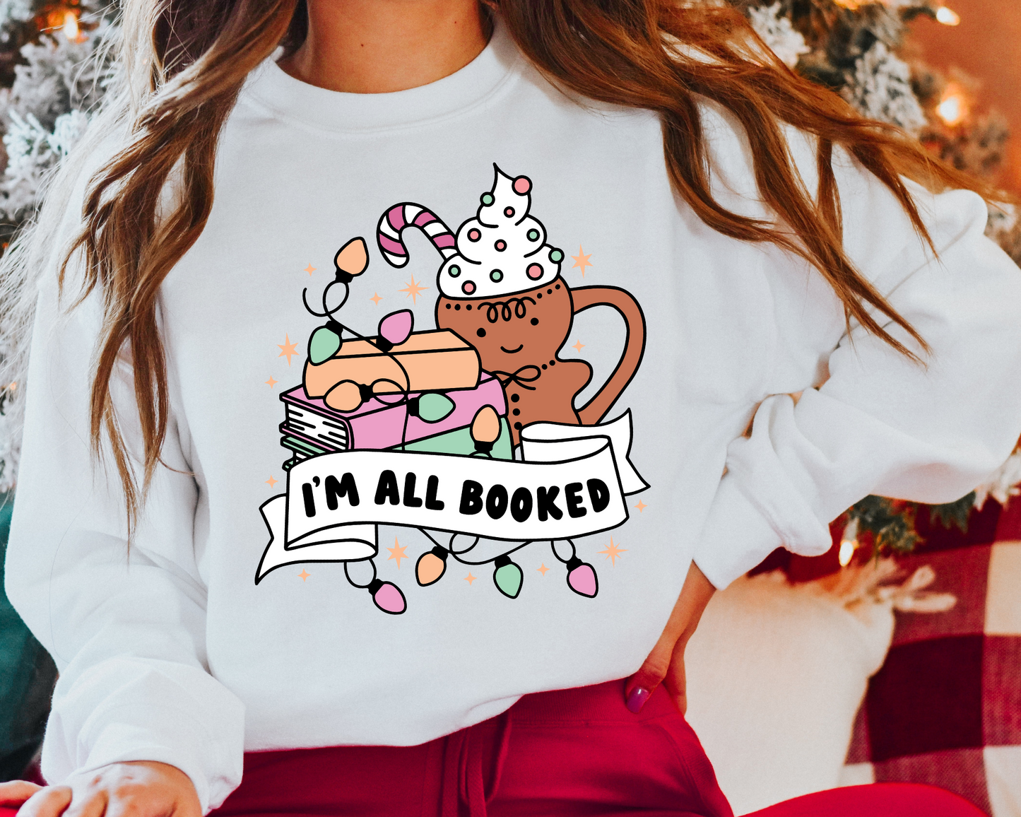 FREE All Booked Holiday Ver | Book Lovers SVG