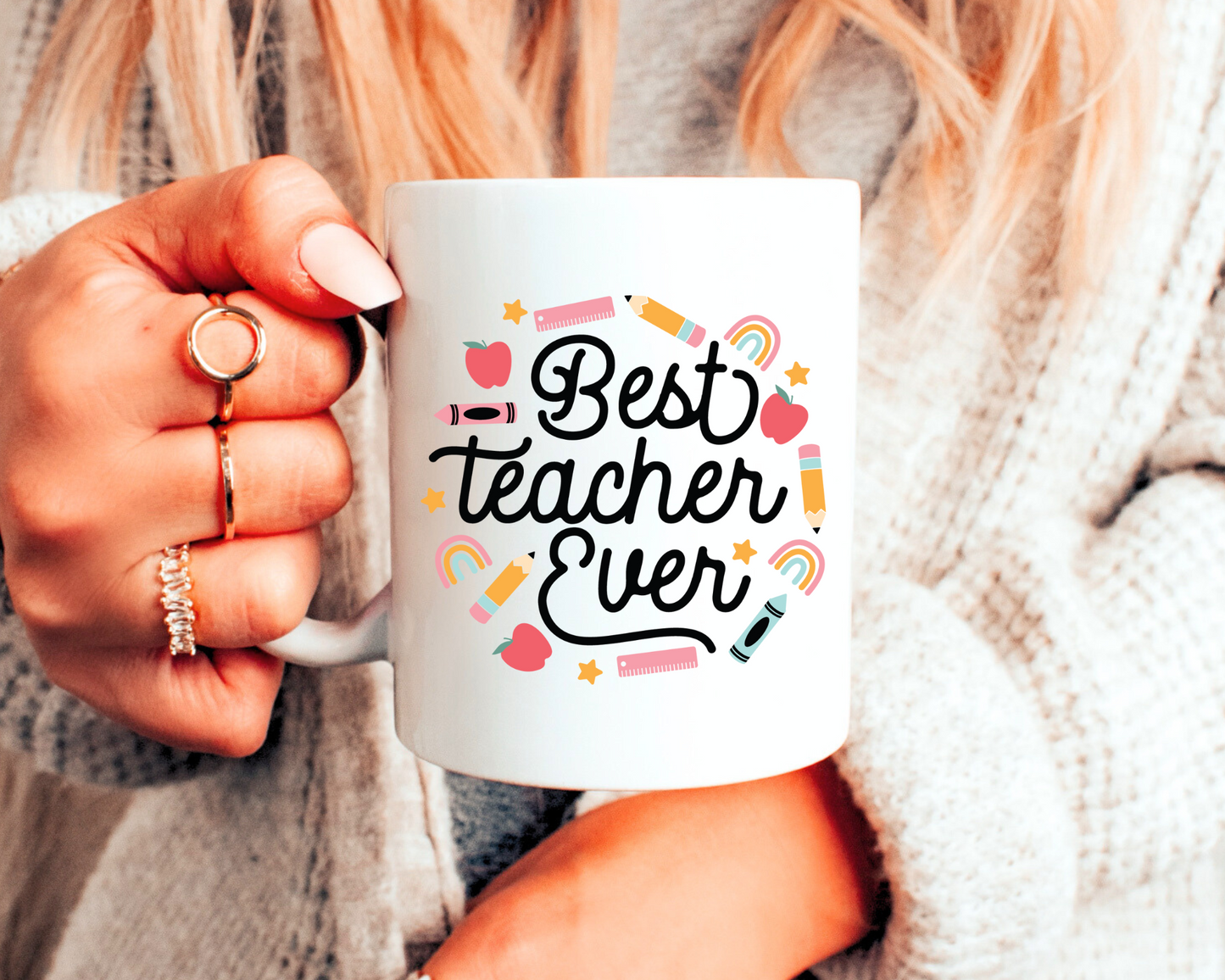 FREE Best Teacher Ever SVG | Teacher Appreciation SVG